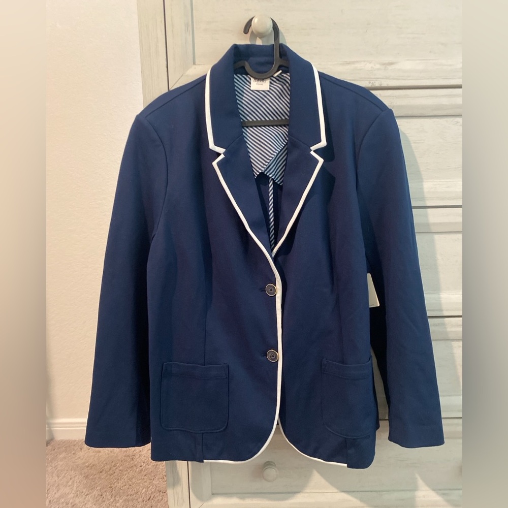 Rafaella women's navy blue blazer size XL
